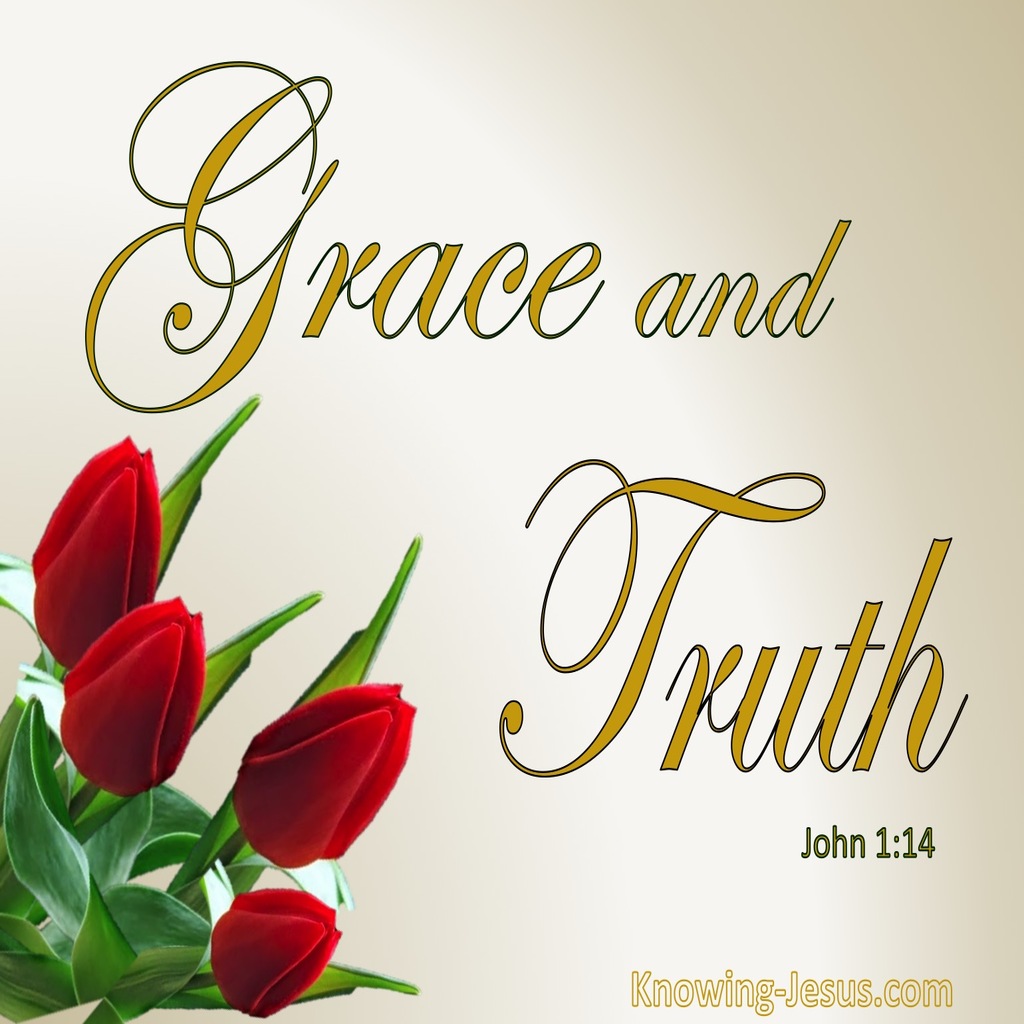 John 1:14 Full Of Grace And Truth (gold)